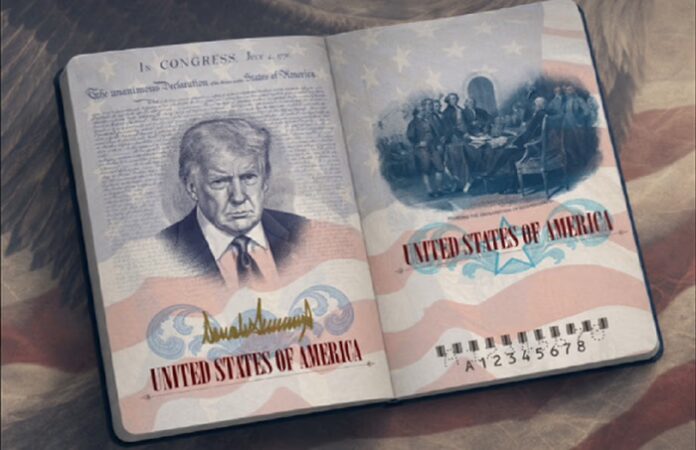 AS Siapkan Paspor Bergambar Trump untuk Rayakan 250 Tahun Kemerdekaan paspor